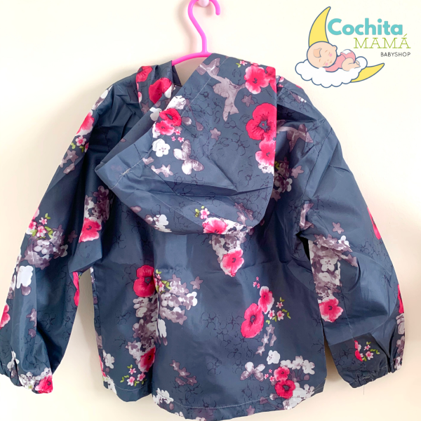 Cortaviento Infantil - Flores con Estilo - Imagen 2