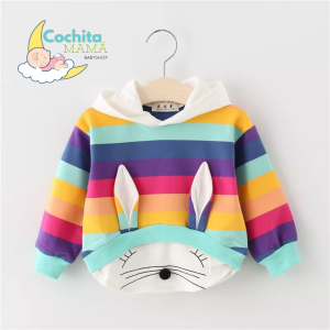 Polerón con Capucha - Conejito alegre
