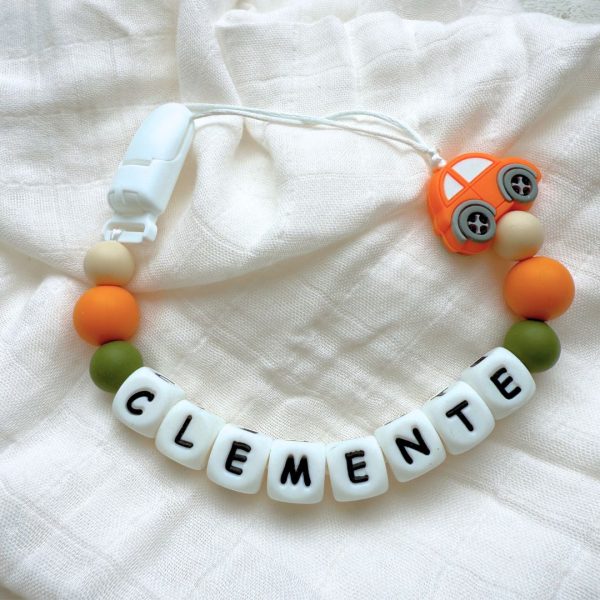 Portachupete personalizado de silicona - "Clemente" II