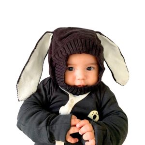 Gorrito Orejas Conejito Negro