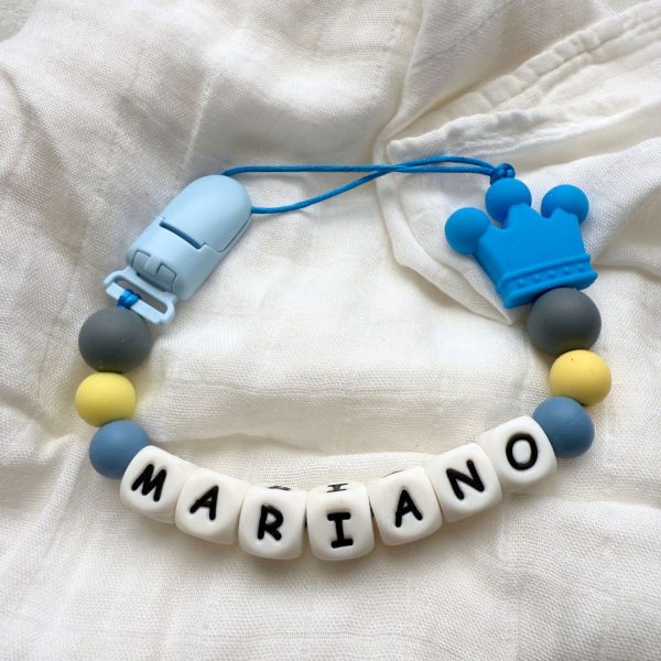 Portachupete personalizado de silicona - "Mariano"