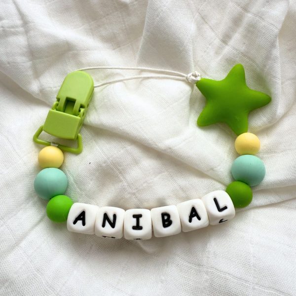 Portachupete personalizado de silicona - "Anibal"