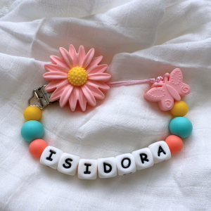 Portachupete personalizado de silicona - "Isidora" II