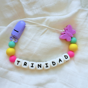 Portachupete personalizado de silicona - "Trinidad"