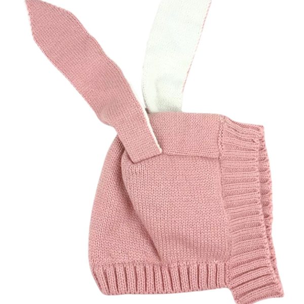 Gorrito Orejas Conejito Rosado