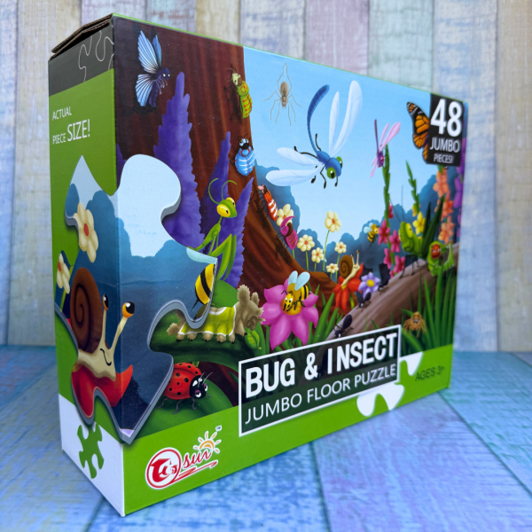Puzzle Jumbo Niño 48 Piezas – Bichos e Insectos - Imagen 2