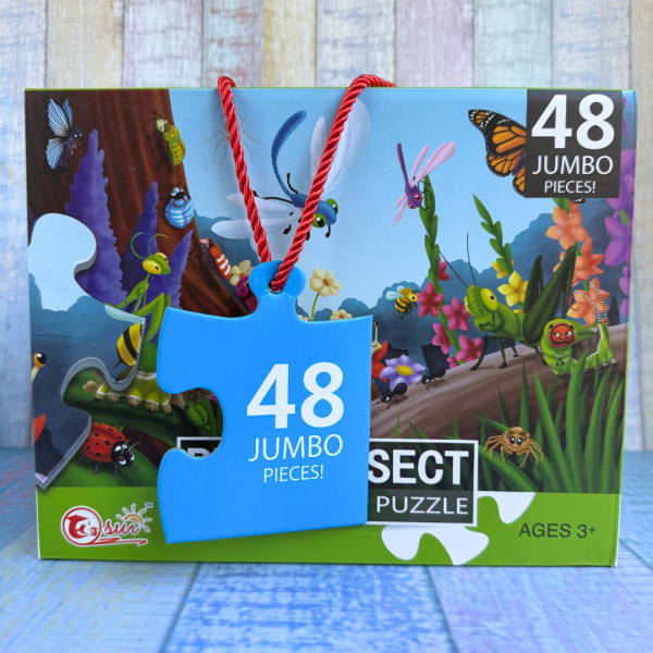Puzzle Jumbo Niño 48 Piezas – Bichos e Insectos - Imagen 3