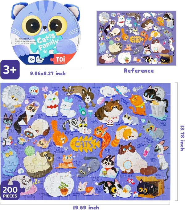 Puzzle “Cats Family” 🐱 – 200 piezas - Imagen 3