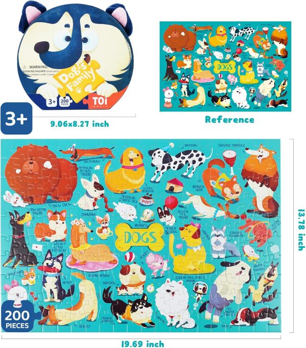 Puzzle “Dogs Family” 🐶 – 200 piezas - Imagen 3